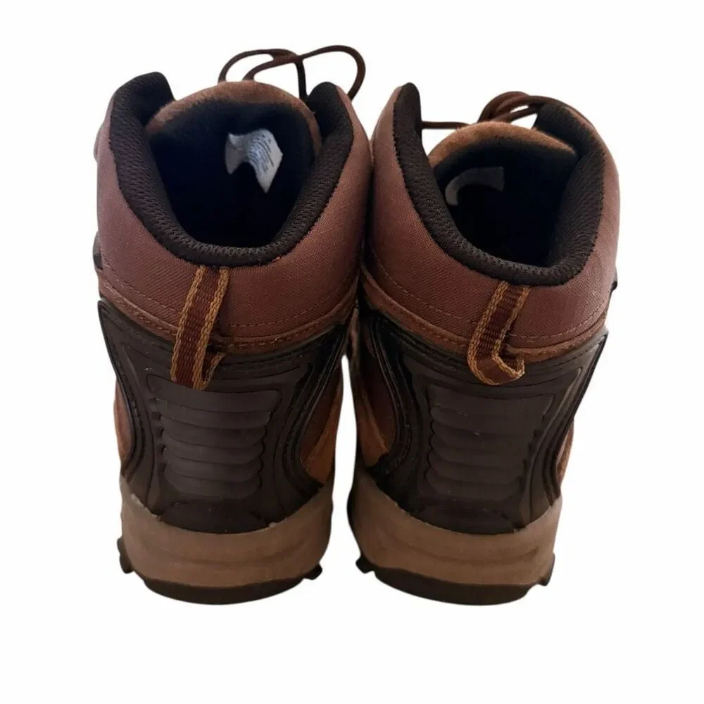 Northside Rampart Mid Suede Upper waterproof kids hiking boots brown SZ 5
